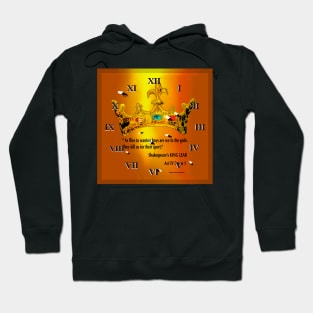 King Lear quote clock Hoodie